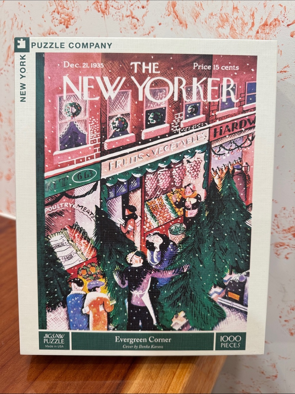 The New Yorker Evergreen Corner - 1000 Piece Puzzle